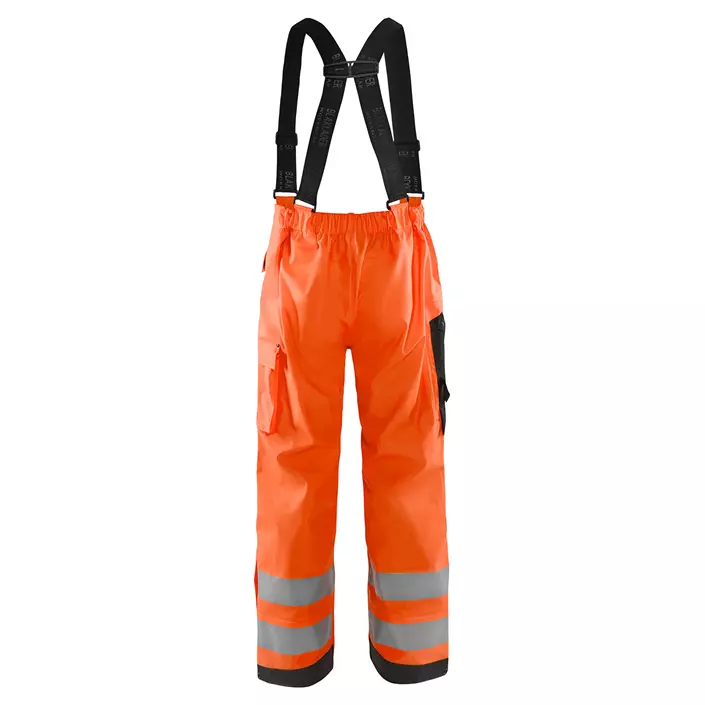 Blåkläder rain trousers, Hi-vis Orange, large image number 1