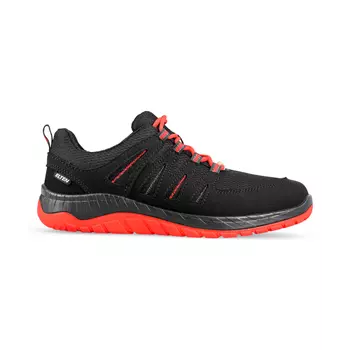 Elten Maddox Black-Red Low work shoes O2, Black/Red