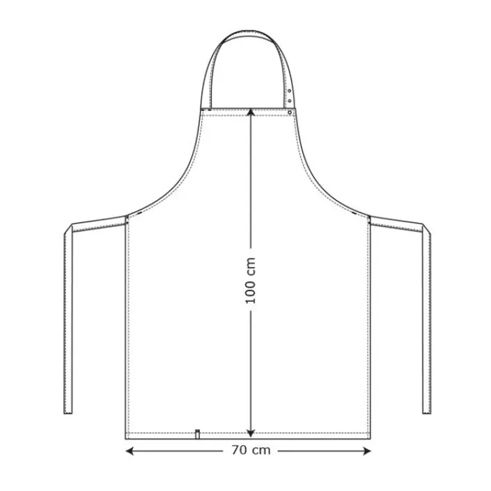 Kentaur bib apron, Greyblue, Greyblue, large image number 2