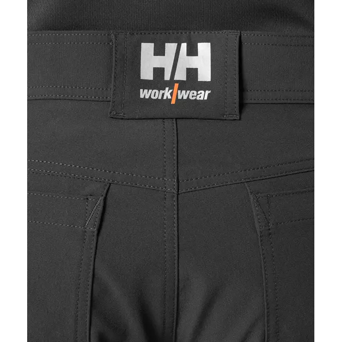 Helly Hansen Alna 4X cargo servicebyxa full stretch, Varsel Gul/Ebony, large image number 5