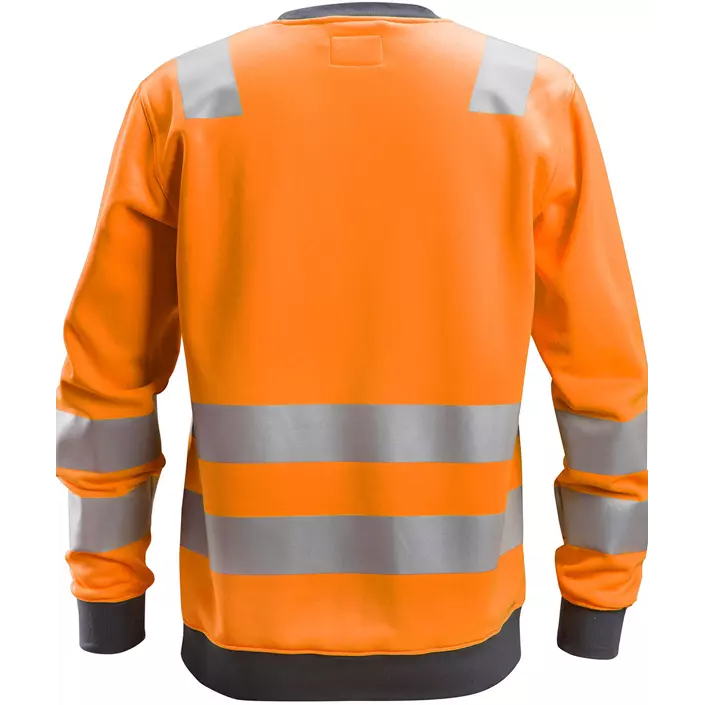 Snickers AllroundWork sweatshirt 8037, Hi-vis Orange, large image number 2
