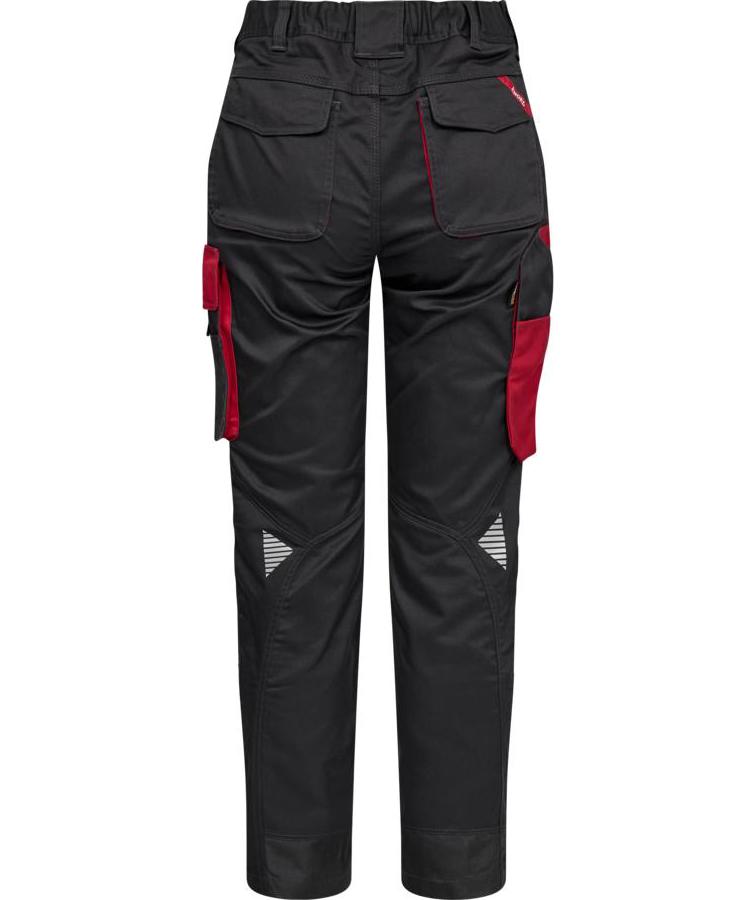 Engel Galaxy Damen Arbeitshose, Anthrazitgrau/Tomato Red, large image number 1