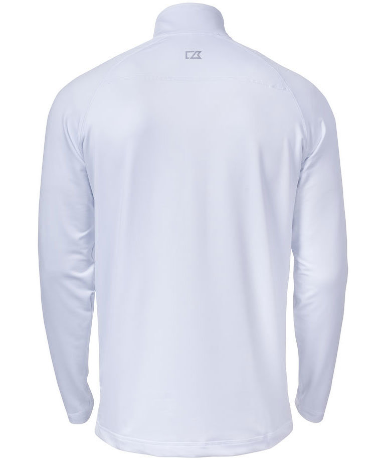 Cutter & Buck Coos Bay halfzip cardigan, White, large image number 2