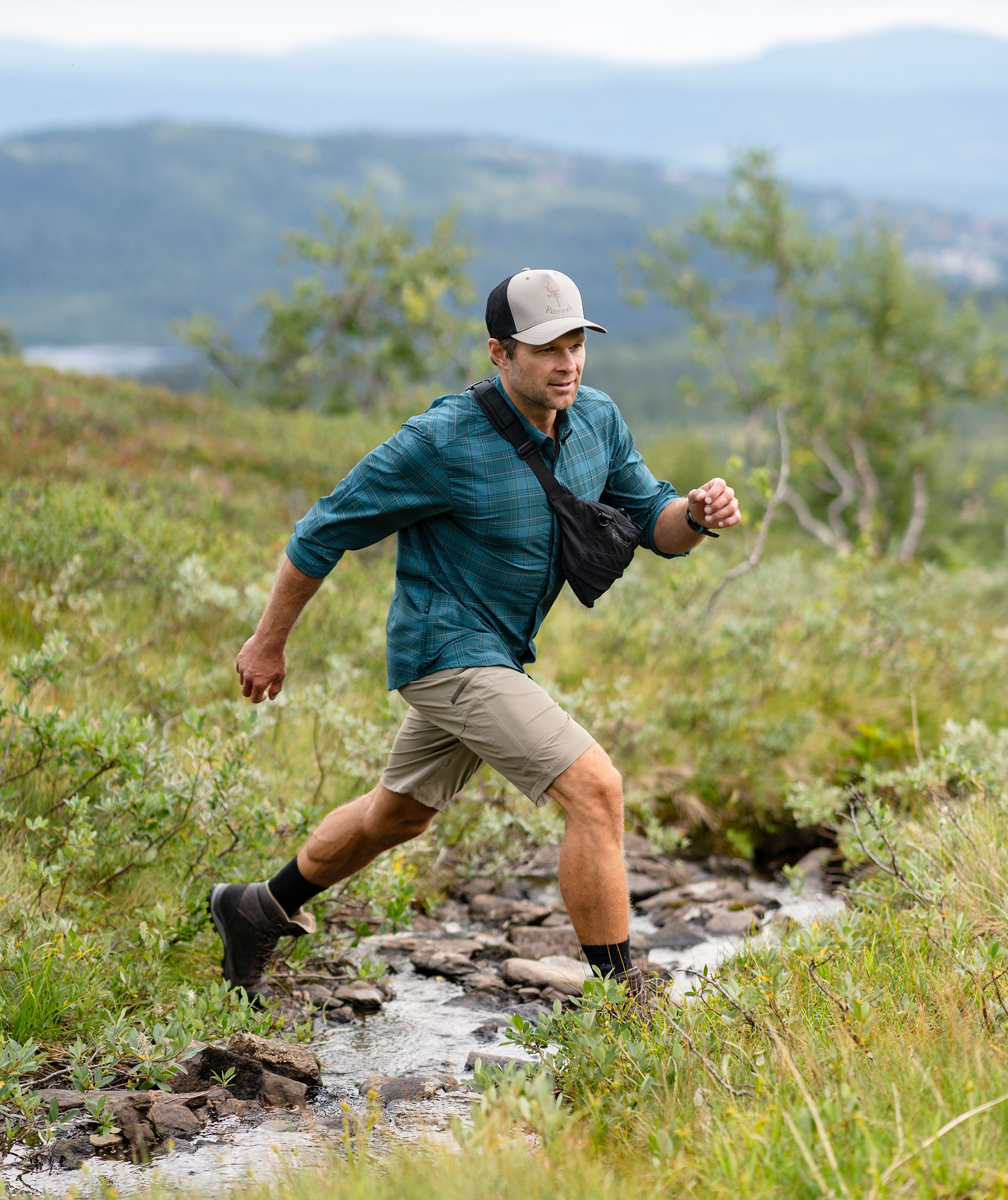 Pinewood Abisko Trekking skjorte, Teal Blue, large image number 7