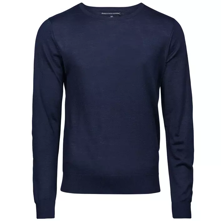Tee Jays Crew Neck sweatshirt med merinoull, Navy, large image number 0