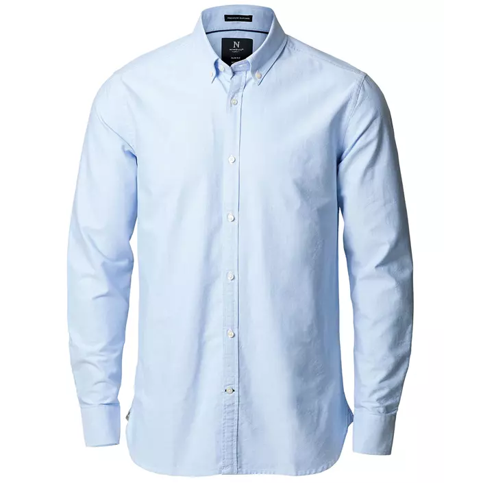 Nimbus Rochester Slim Fit Oxford skjorta, Ljus Blå, large image number 0