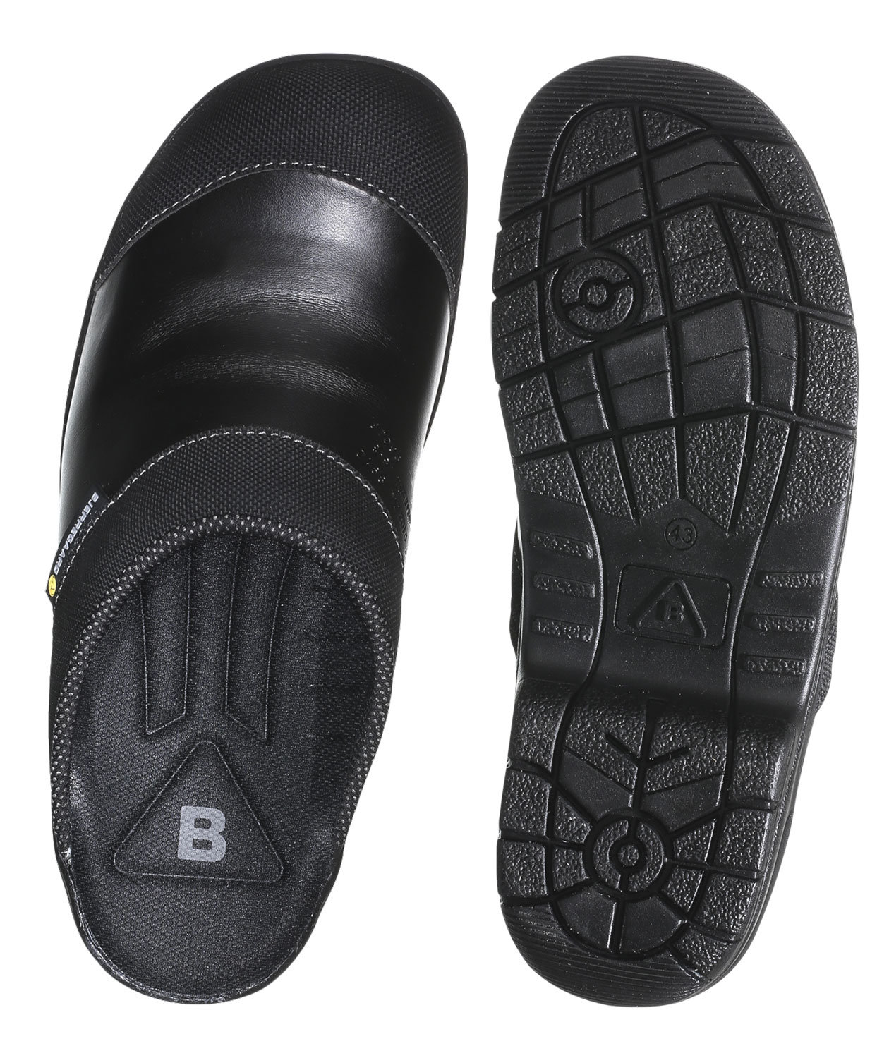 Bjerregaard 9910 safety clogs without heel cover SB, Black, large image number 2