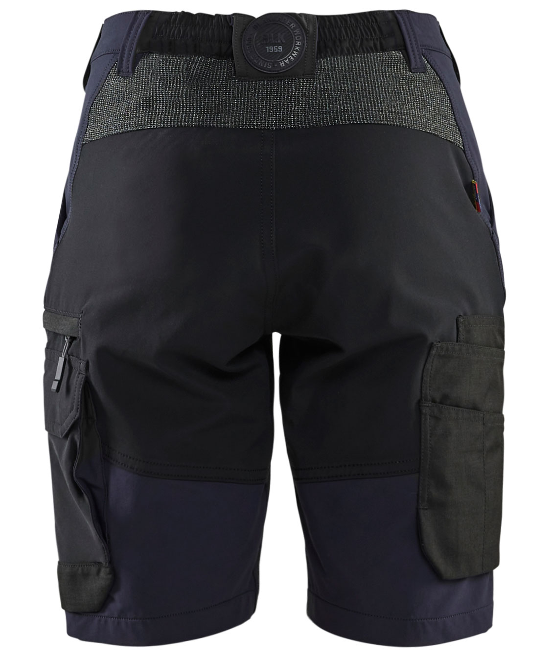 Bl&aring;kl&auml;der women's serviceshorts full stretch, Dark Marine Blue/Black
