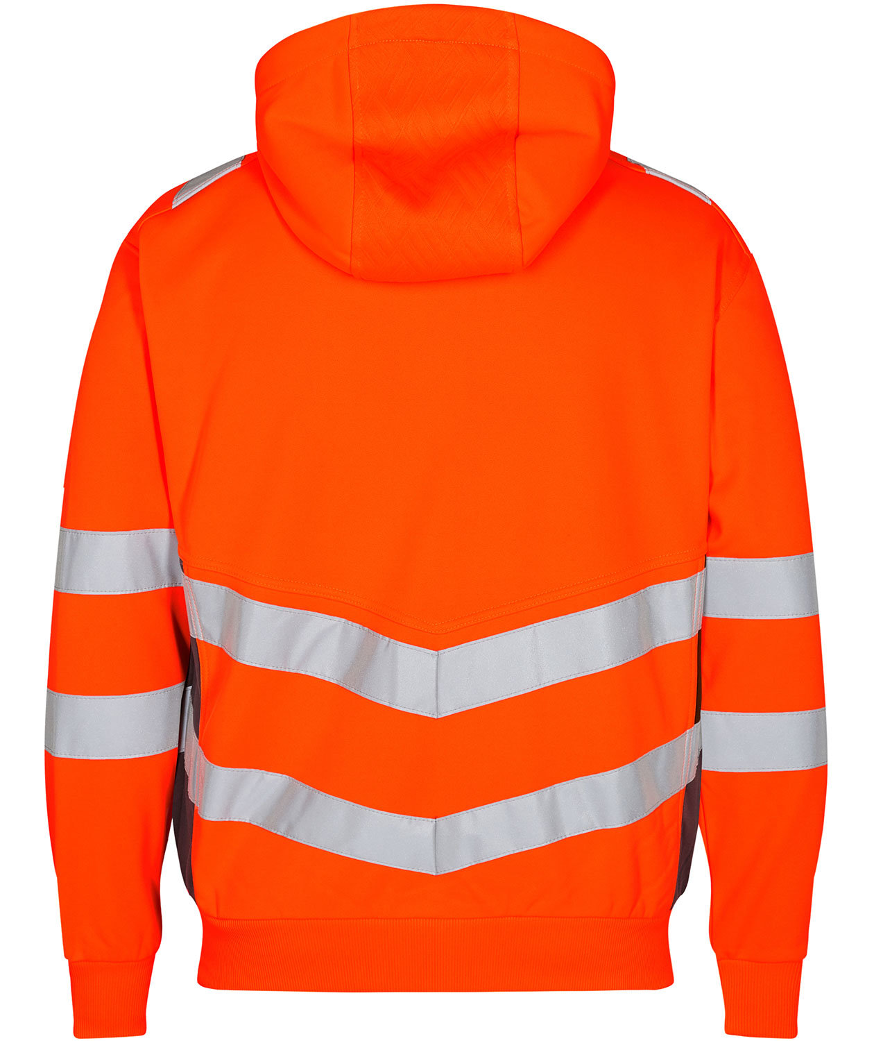 Engel Safety Hoodie, Hi-vis orange/Grau, large image number 1