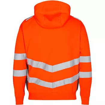 Engel Safety hoodie, Hi-vis orange/Grey