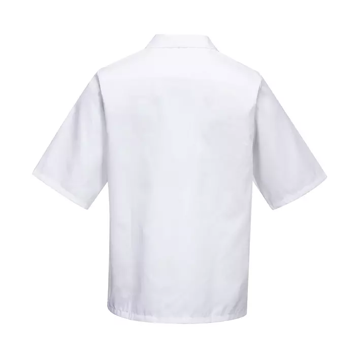 Portwest kortärmad kockskjorta, Vit, large image number 2