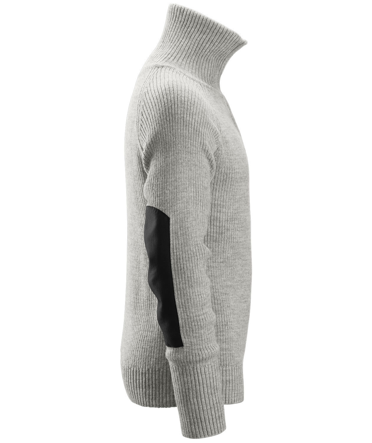 Snickers AllroundWork &frac12;-zip wool sweater 2905, Light grey mottled, large image number 3