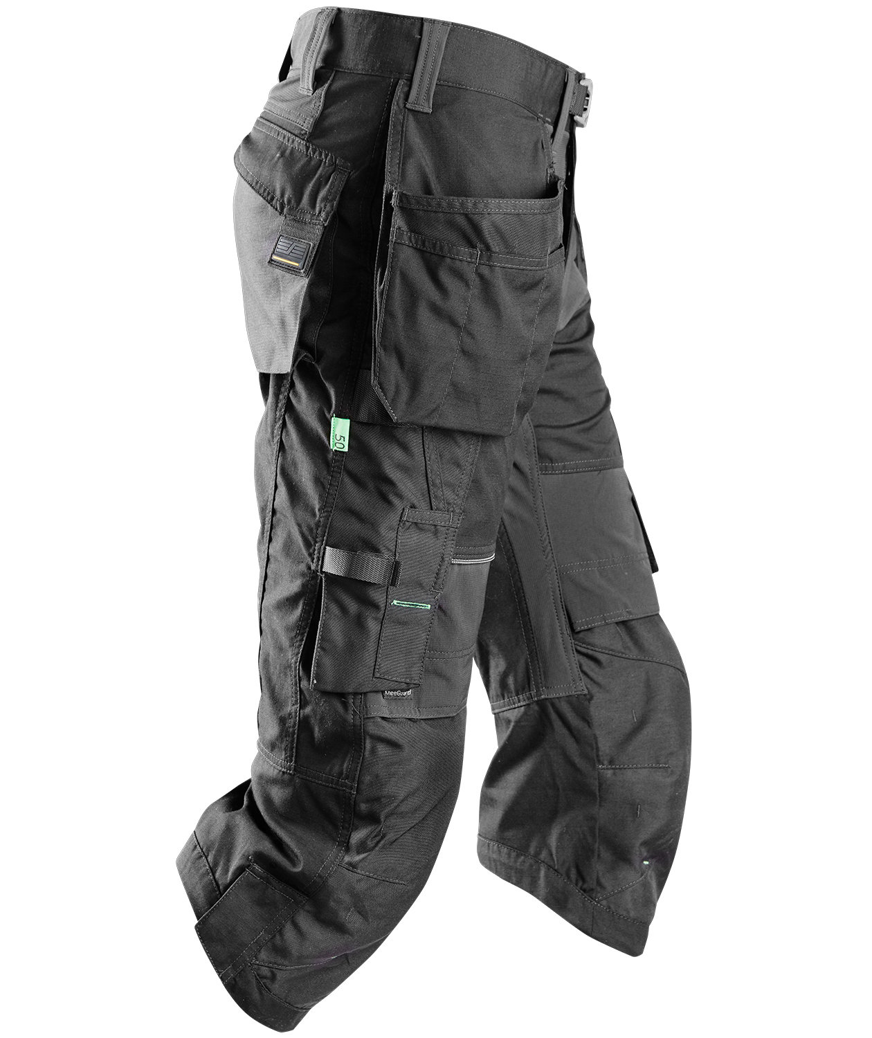 Snickers craftsman knee pants FlexiWork 6905, Black, large image number 3