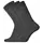 Dovre 3-pack wool socks, Dark Grey Melange, Dark Grey Melange, swatch