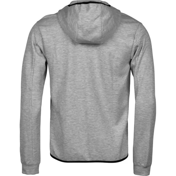 Tee Jays Athletic hættetrøje med lynås, Heather Grey, large image number 2