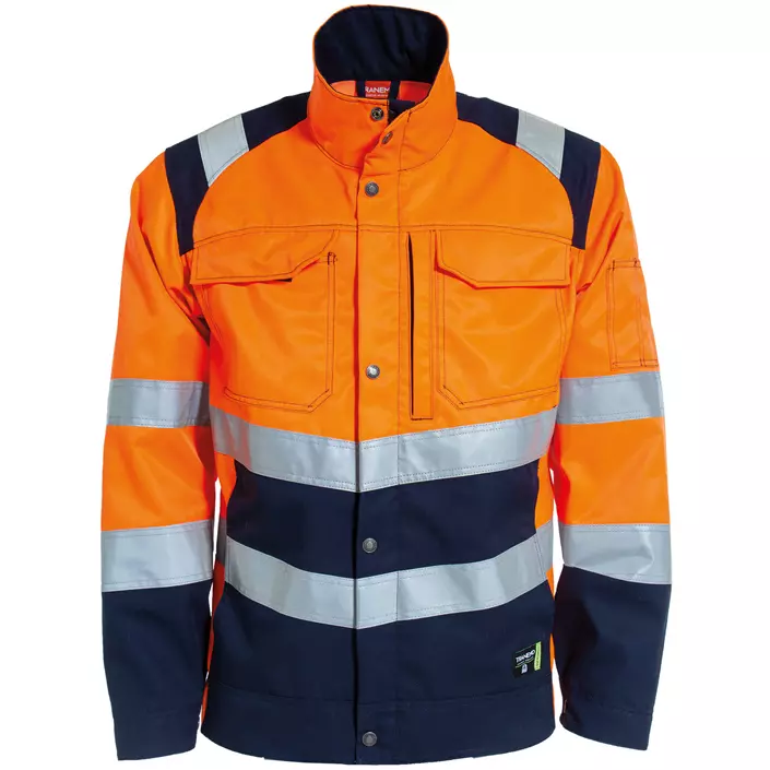 Tranemo Vision HV work jacket, Hi-vis Orange/Marine, large image number 0