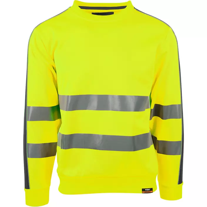 YOU Stockholm sweatshirt, Hi-Vis Yellow, large image number 0