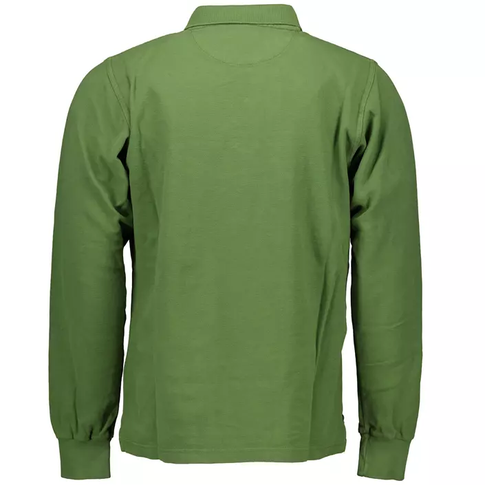 DIKE Post langærmet polo T-shirt, Moss, large image number 1