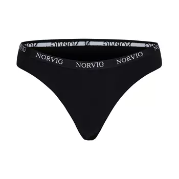 NORVIG 3-pack women's thong, Black