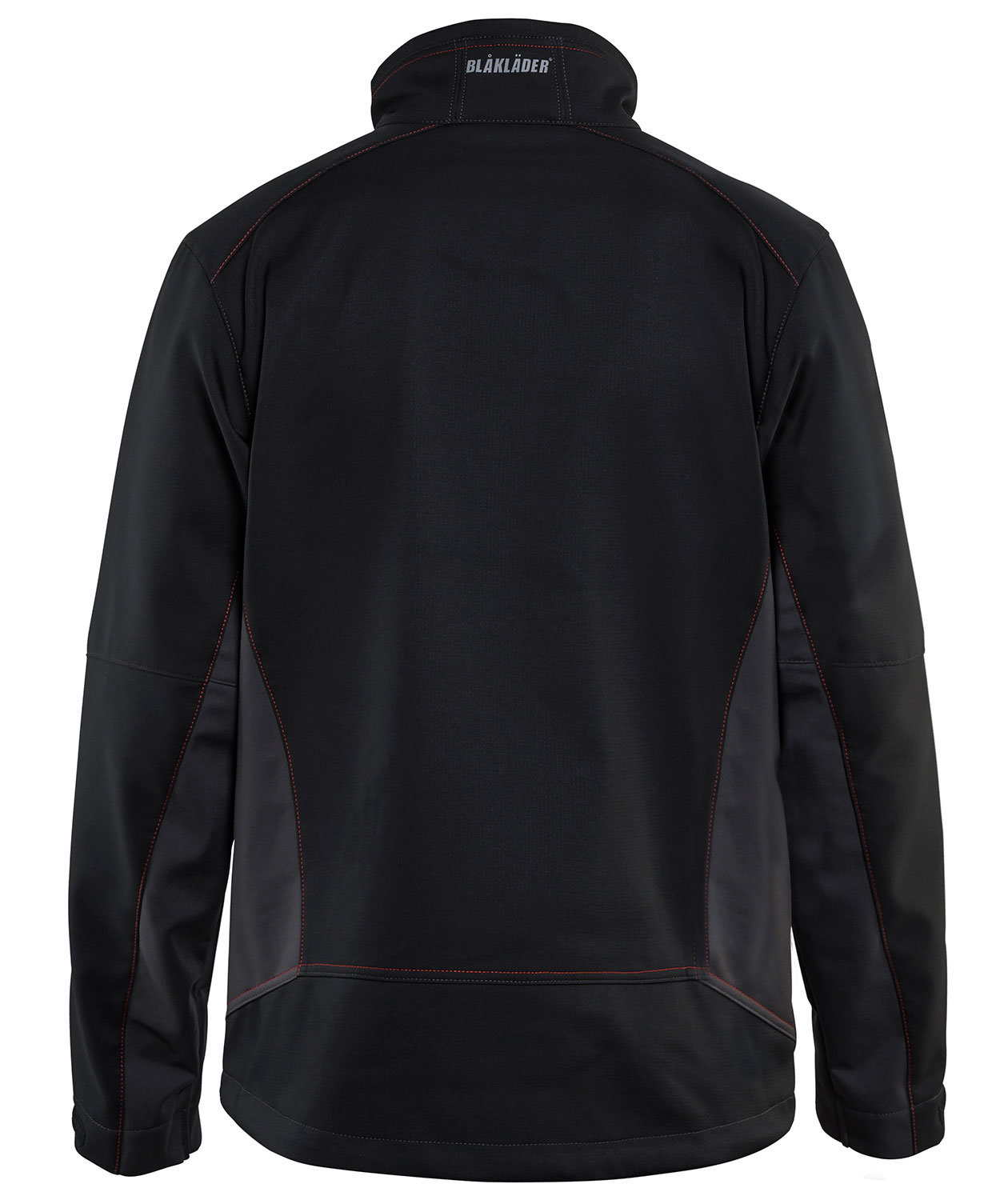 Bl&aring;kl&auml;der Unite softshelljakke, Sort/R&oslash;d, large image number 2