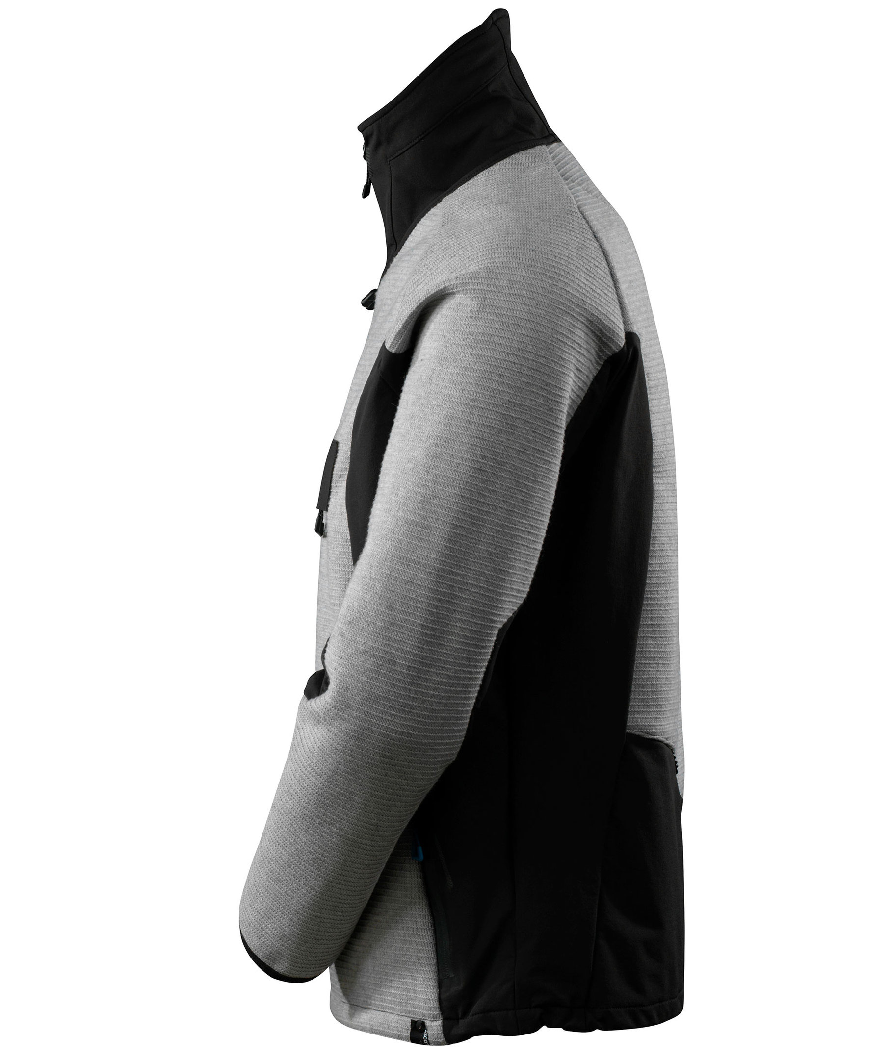 Mascot Advanced knit jacket, Grey Melange/Black