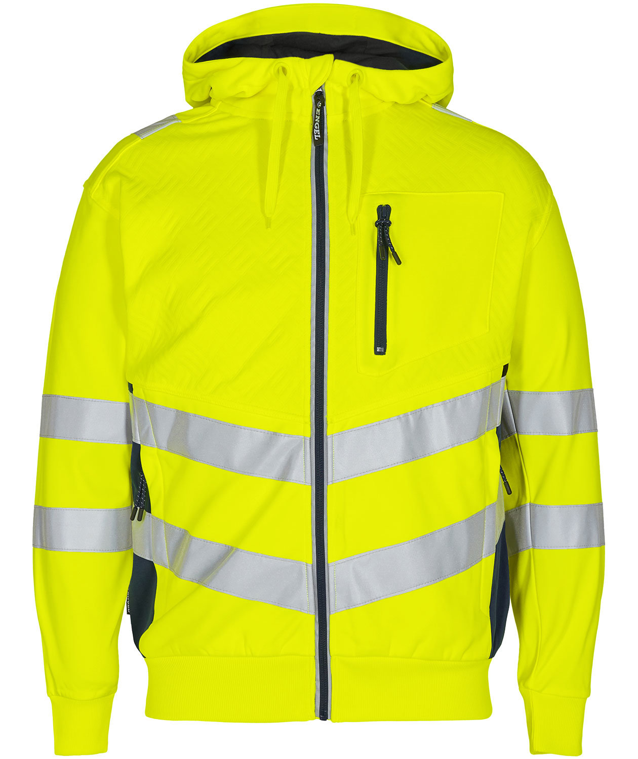 Engel Safety hoodie, Yellow/Blue Ink, large image number 0