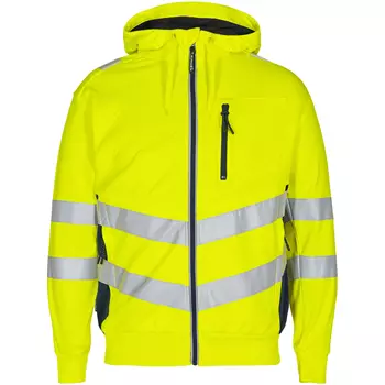 Engel Safety hoodie, Yellow/Blue Ink