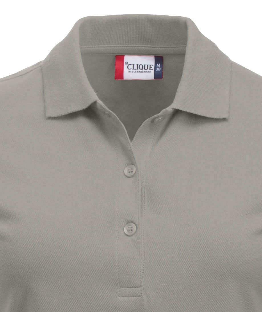 Clique Classic Marion women's polo shirt, Silver Grey