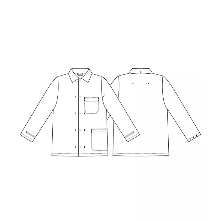 Kentaur  HACCP-godkendt jakke/kittel, Hvid, large image number 5