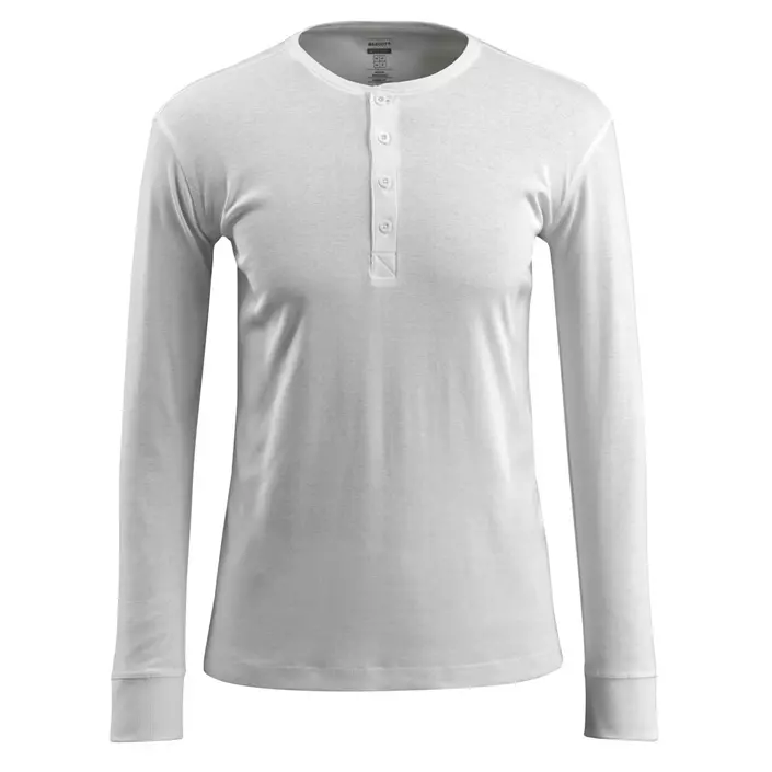 Mascot Crossover Pelham lomg-sleeved Grandad T-shirt, White, large image number 0