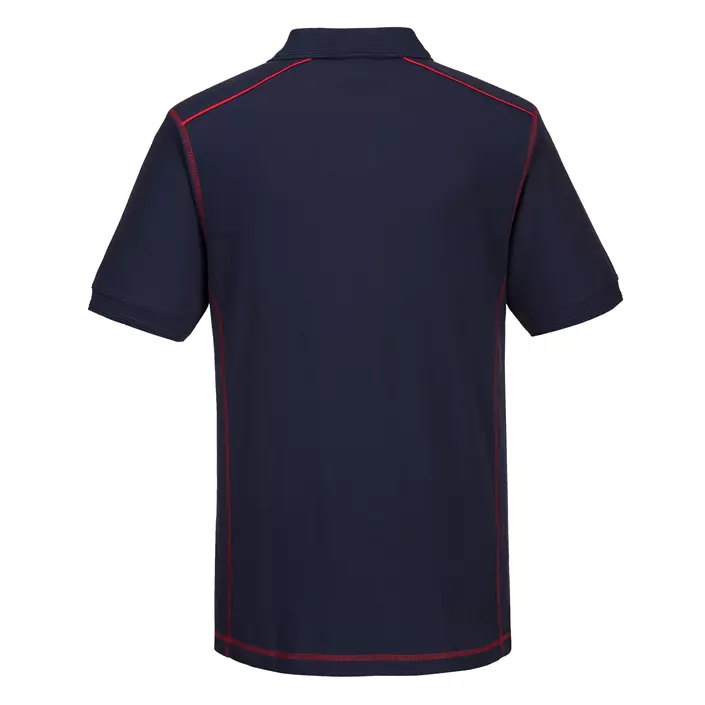 Portwest polo T-shirt, Marine/Rød, large image number 1