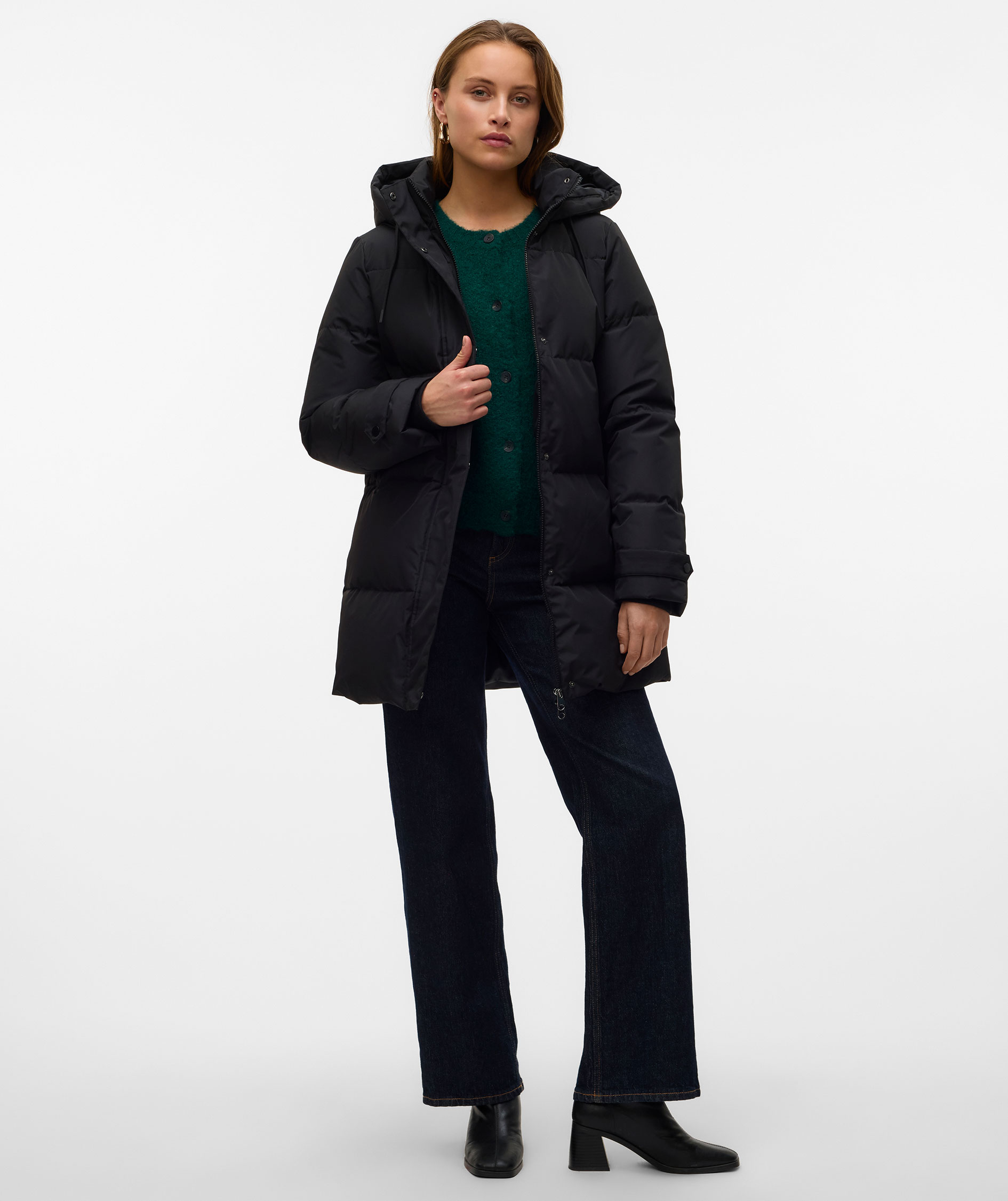 Vero Moda VMLEONIELEA dunjacka dam, Black, large image number 5