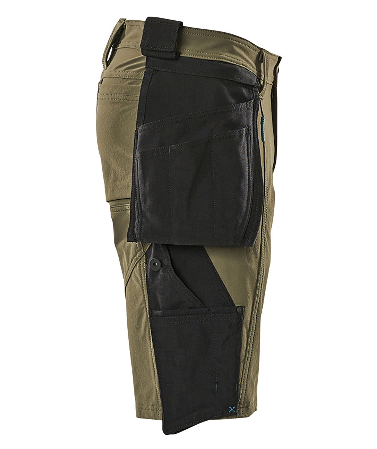 Mascot Advanced hantverksshorts full stretch, Mossgr&ouml;n, large image number 2