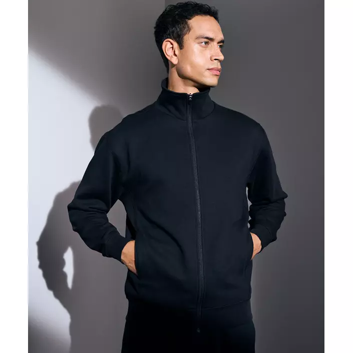 ID Identity sweat cardigan, Svart, large image number 1
