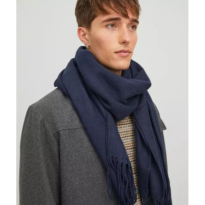 Jack & Jones JACSOLID scarf, Navy Blazer, Navy Blazer, large image number 1