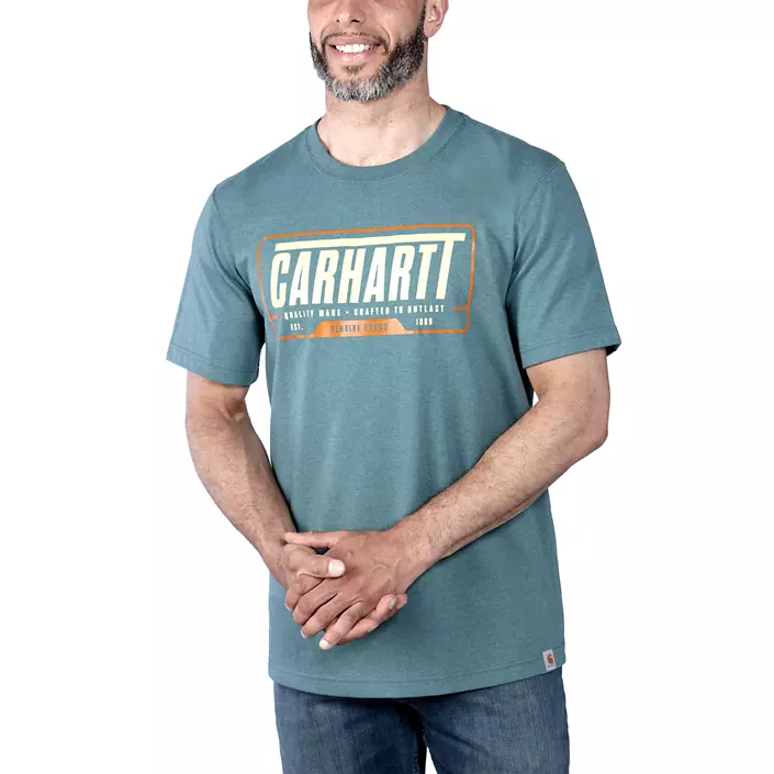 Carhartt Graphic T-shirt, Sea Pine Heather, large image number 1