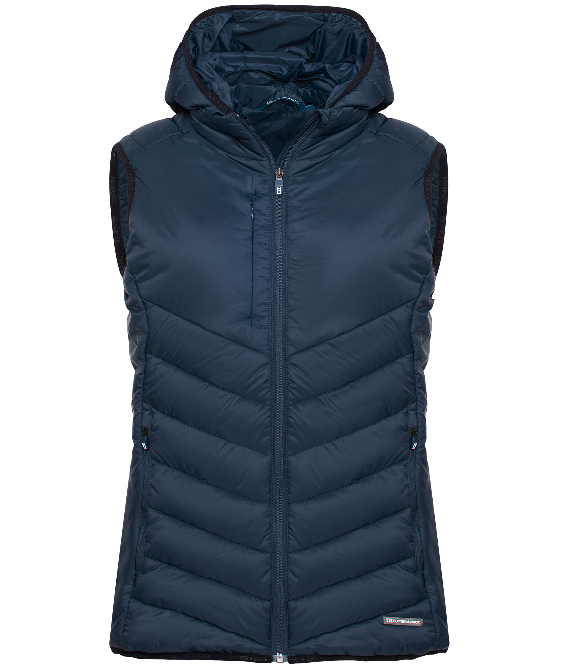 Cutter & Buck Mount Adams women's quilted vest, Dark navy, Dark navy, swatch