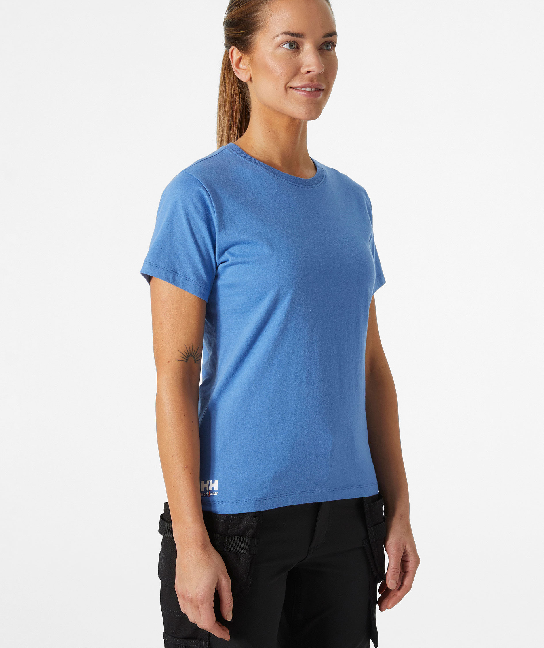 Helly Hansen Classic  women's T-shirt, Stone Blue