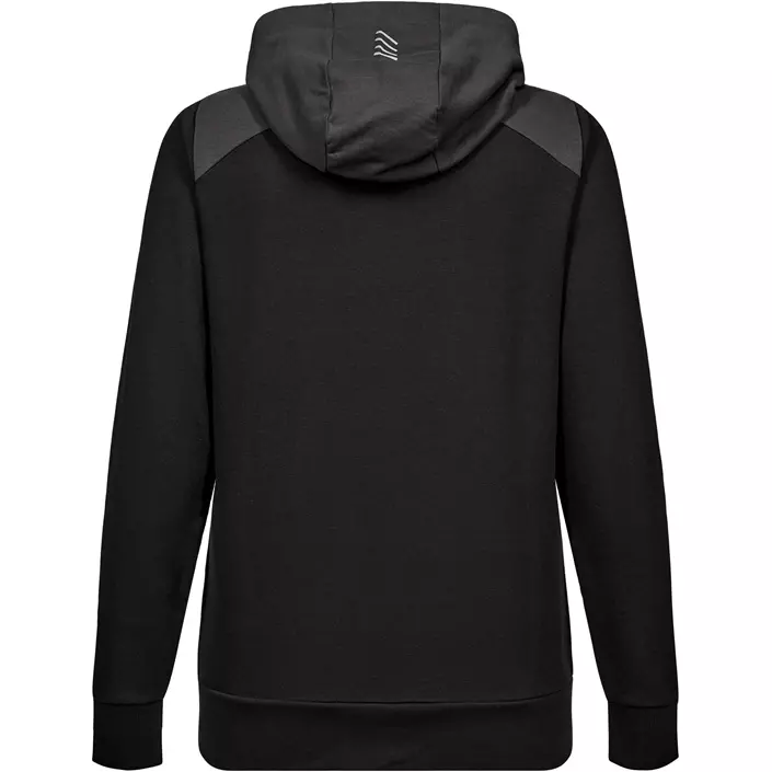 Engel Entire dame hættetrøje med lynlås, Black/Anthracite Grey, large image number 3