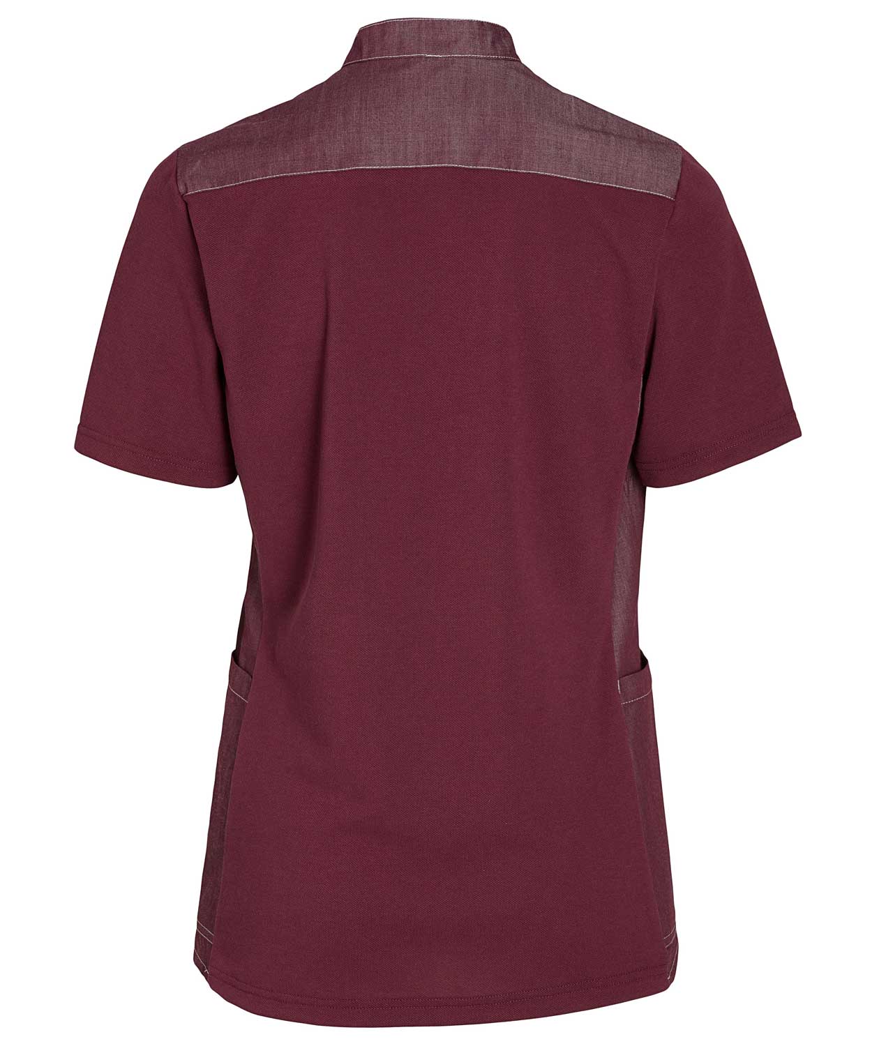 Kentaur kort&auml;rmad skjorta dam, Bordeaux