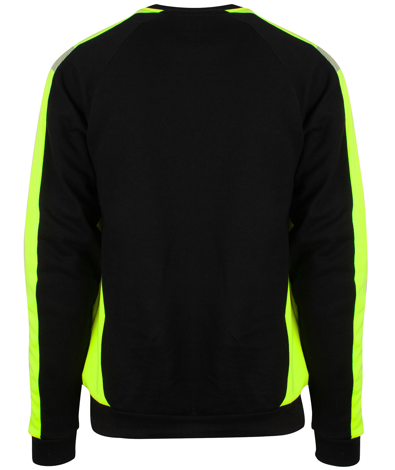 YOU Lancaster Pro sweatshirt, Sort/Hi-Vis Gul, large image number 2