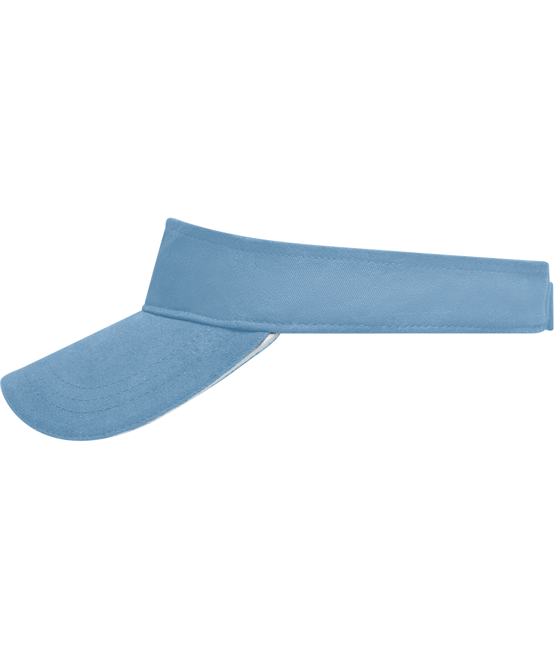 Myrtle Beach Sandwich Sonnenhut, Light-Blue/White, Light-Blue/White, large image number 3