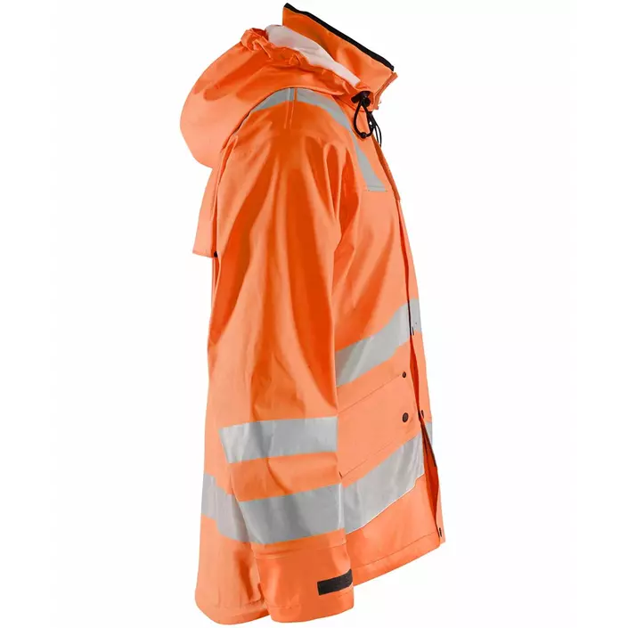 Blåkläder Heavy Weight regnjakke, Hi-vis Orange, large image number 3