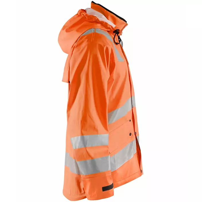 Blåkläder Heavy Weight regnjacka, Hi-vis Orange, large image number 3