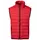 South West Ames quilted ﻿vest, Red, Red, swatch