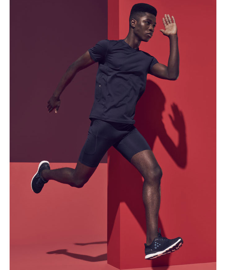 Craft V150 Engineered l&ouml;parskor, Svart/Vit