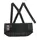 Ergodyne ProFlex 1600 Standard elastic back support brace, Black, Black, swatch