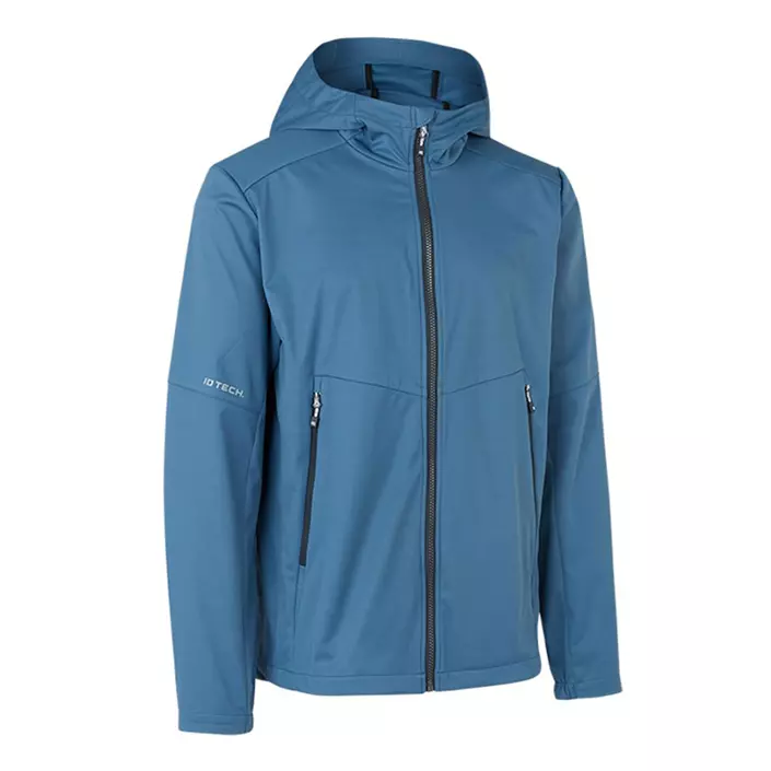 ID light-weight softshell jacket, Storm Blue, large image number 0