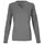ID women's pullover with merino wool, Grey Melange, Grey Melange, swatch