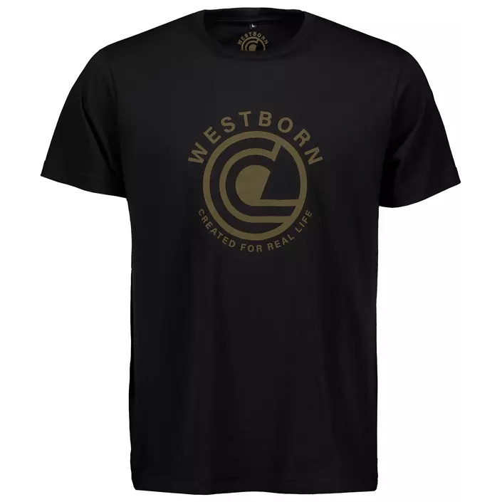 Westborn Logo T-skjorte, Black, large image number 0